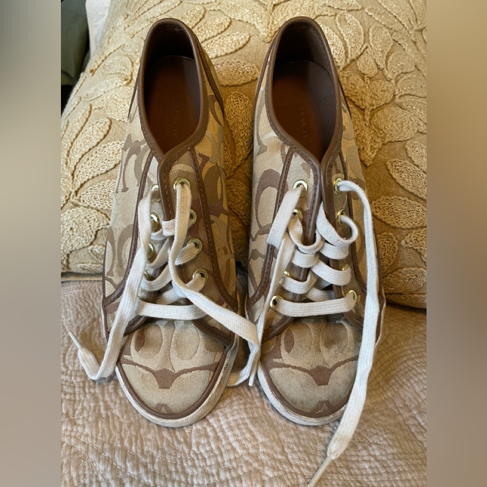 Coach sneakers beige